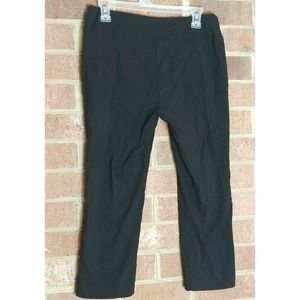 Alfani Pre-Loved Trouser Style Capri Women's Size 6 Black Comfort Waist Stretch